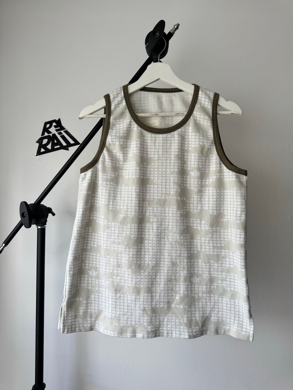 Maharishi Camo Grid Tank Top Sleeveless Cotton